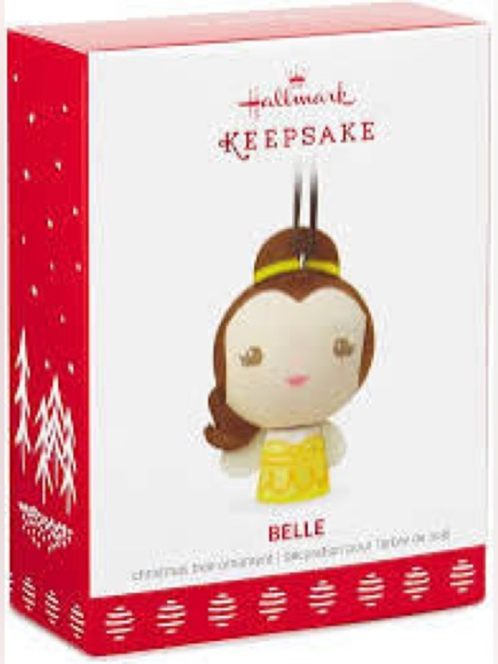 Hallmark Beauty and The Beast Belle Wood Ornament Movies & TV